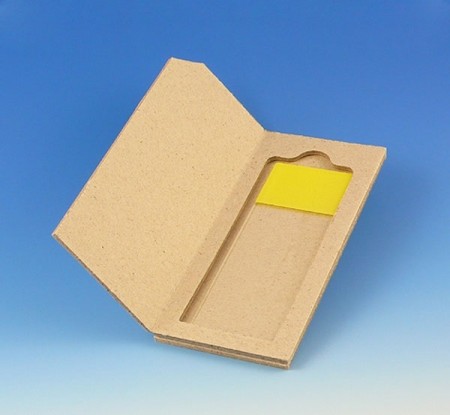 Objektglassmappe i papp for 1 glass, pakke av 1000 stk. 
